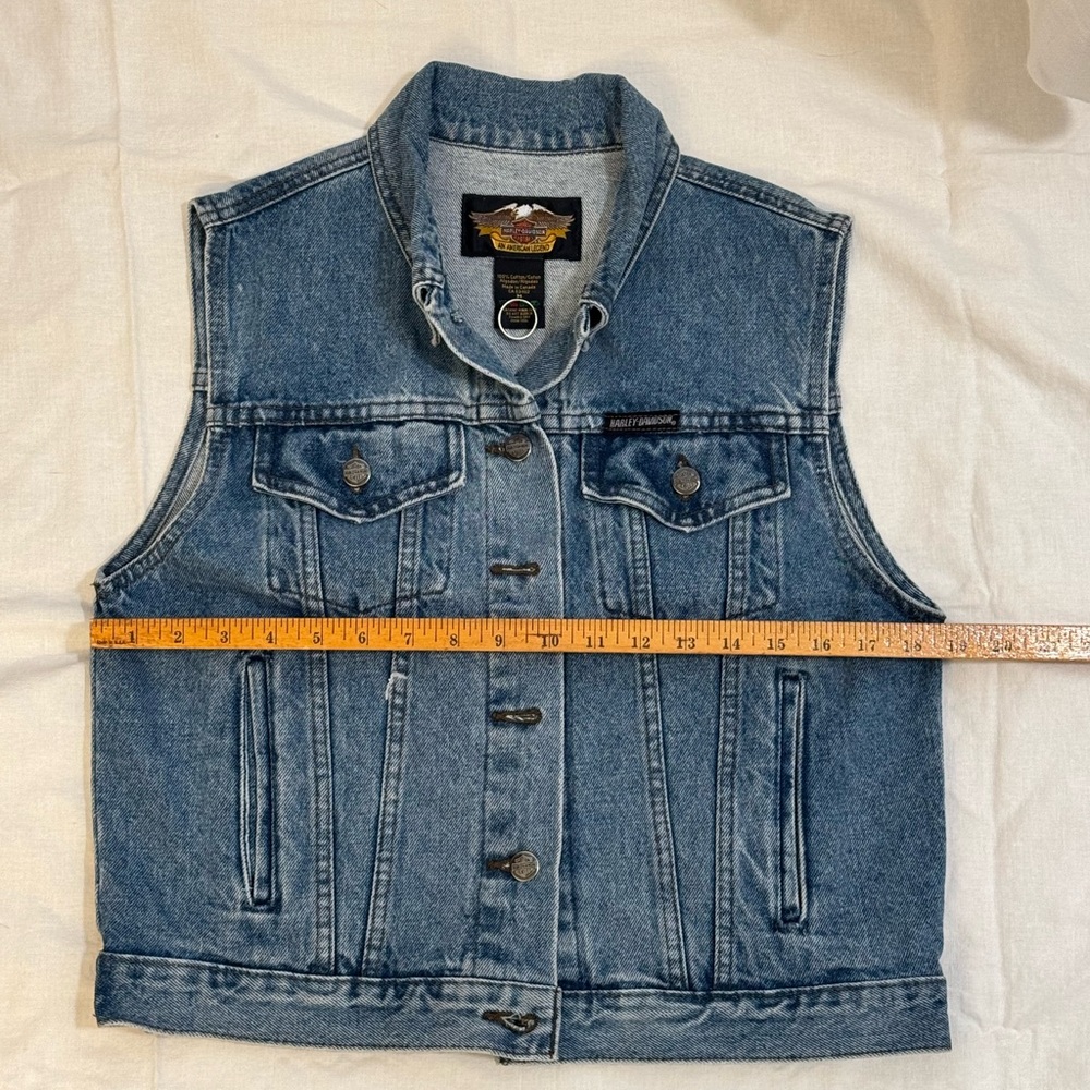 Harley-Davidson Blue Denim Vest